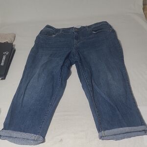 Lane Bryant Dark Blue Jeans, Boyfriend Cut. Size 16.